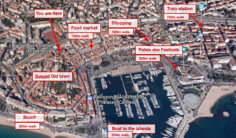 Forville Cannes Exteriör bild